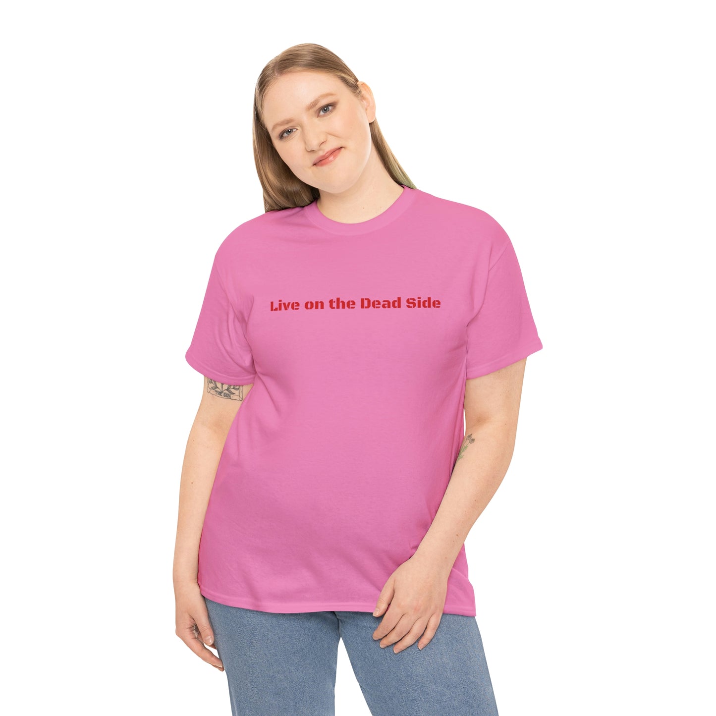 Copy of Copy of Krav Maga Force ( Live on the Dead side ) Unisex Heavy Cotton Tee