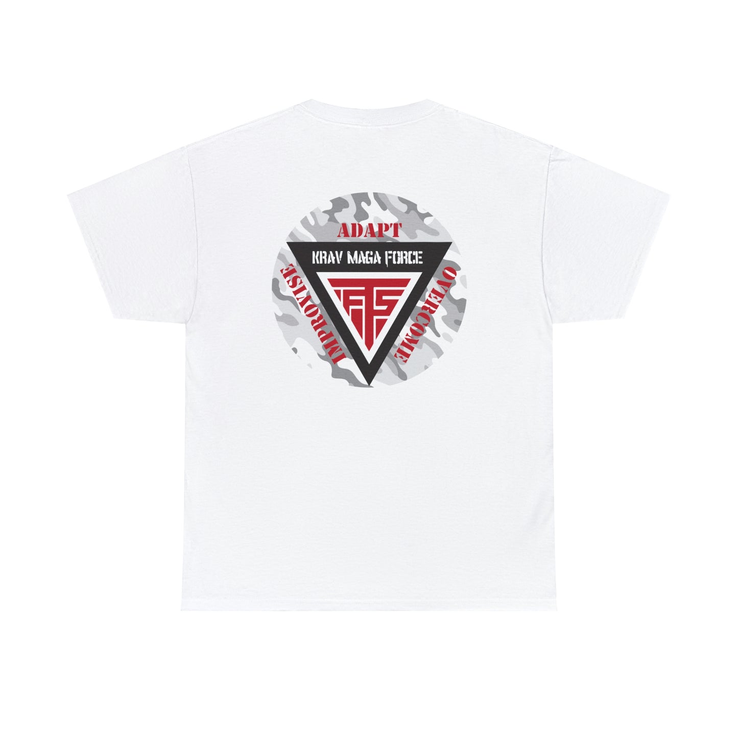 Copy of Copy of Krav Maga Force ( Live on the Dead side ) Unisex Heavy Cotton Tee