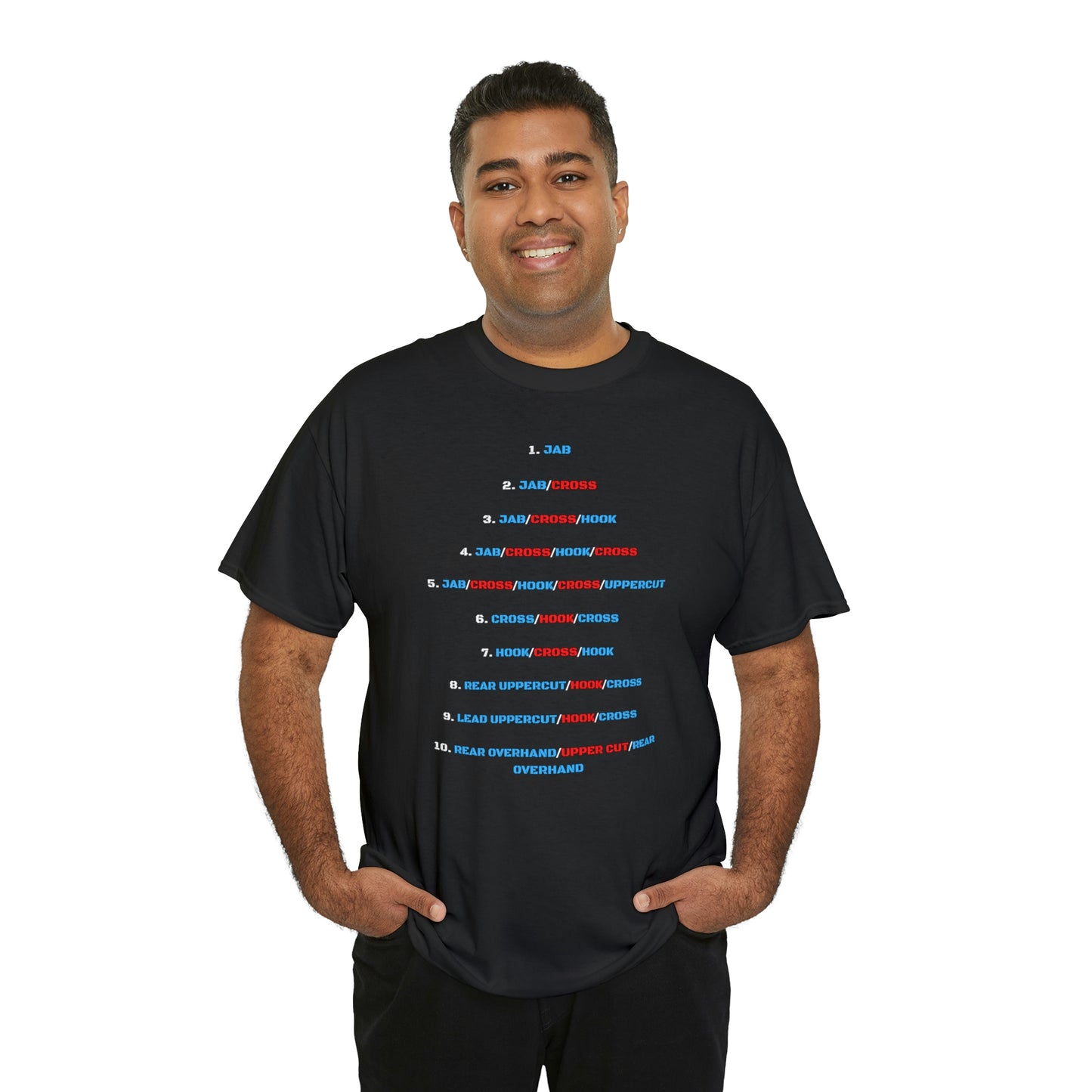 Krav Maga Force ( combo number system ) Unisex Heavy Cotton Tee