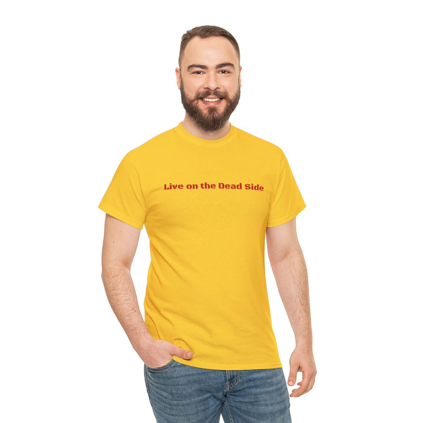 Copy of Copy of Krav Maga Force ( Live on the Dead side ) Unisex Heavy Cotton Tee