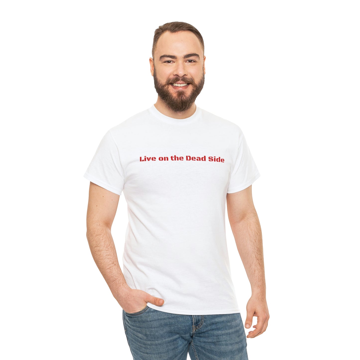 Copy of Copy of Krav Maga Force ( Live on the Dead side ) Unisex Heavy Cotton Tee