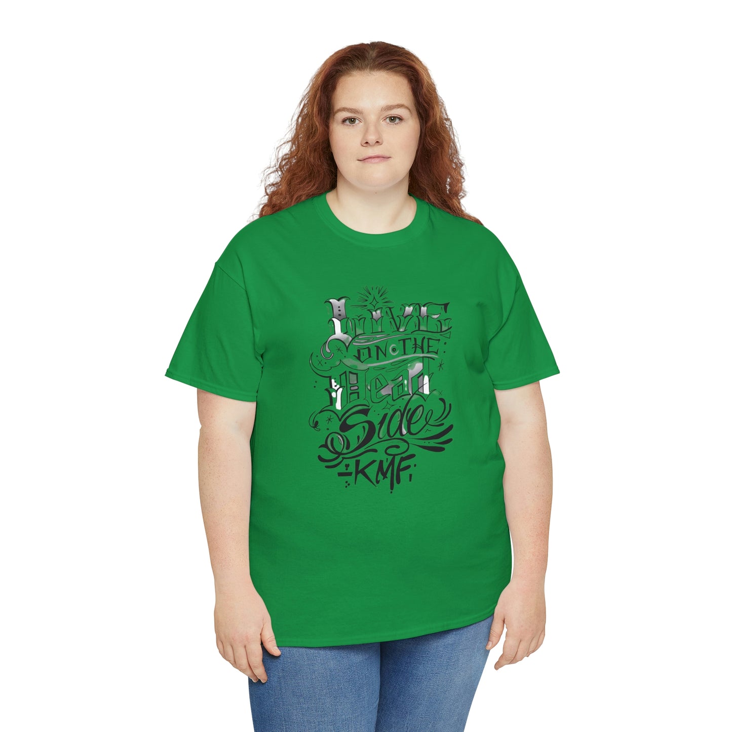 Krav Maga Force ( Live on the Dead side ) Unisex Heavy Cotton Tee