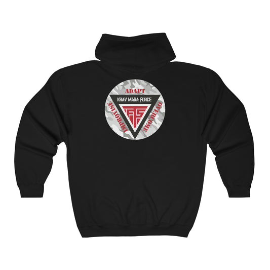Krav Maga Force Unisex Heavy Blend™ Full Zip Hooded Sweatshirt